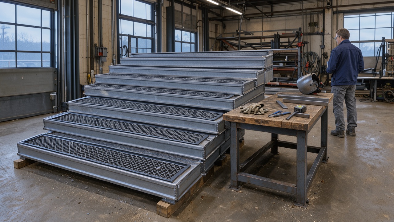 Schody metalowe nowoczesne